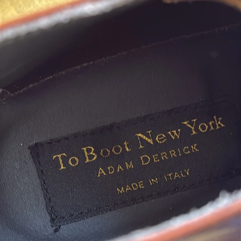 To Boot New York Adam Derrick Chukka Boots in Brown Variated Leather